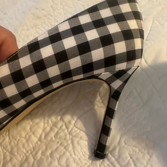 Nine West Gingham Heels - Picture 2 of 4